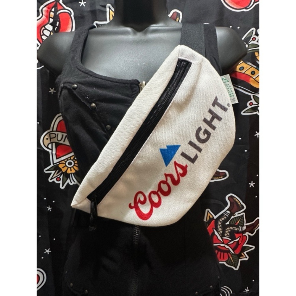 Coors Light White Fanny Pack